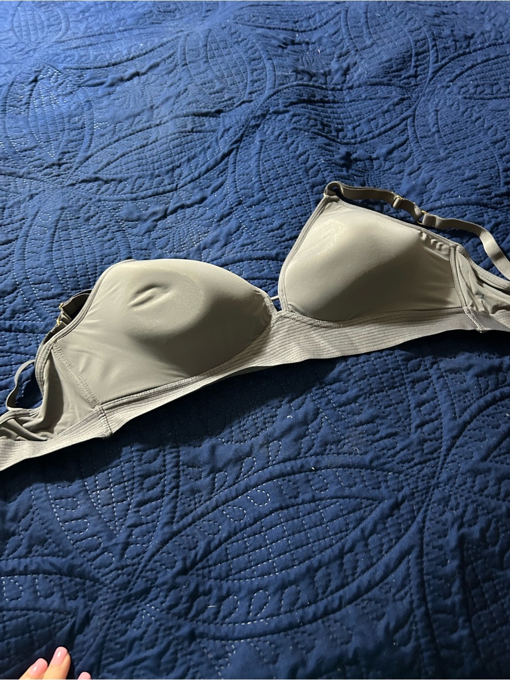 Lively Light Gray Seamless T-Shirt Bra